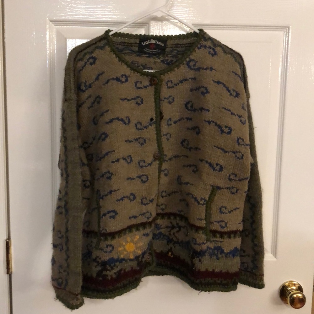 Lost Horizons, Wool Knit Sweater